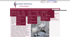 Desktop Screenshot of lichensclerosus.dk